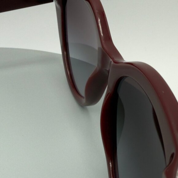 Tiffany & Co. Sunglasses TF4220 8389/3C Burgundy Cat Eye Gray Gradient Lenses - Picture 8 of 10